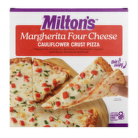 Milton's Pizza, Thin & Crispy, Cauliflower Crust, Margherita Four Cheese - 11 Ounce